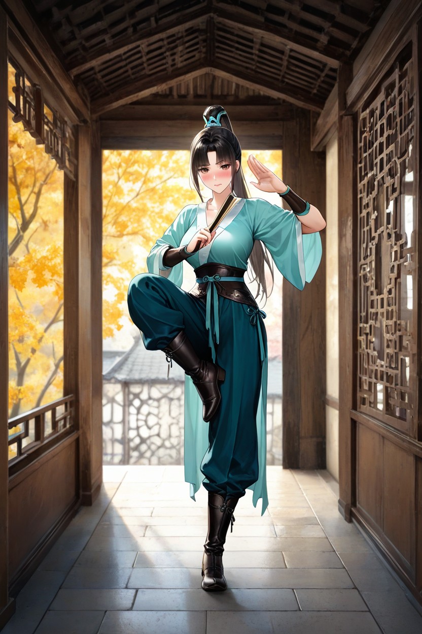 Soft Lighting, Looking At Viewer, Exotic Beauty Hentai AI Porn