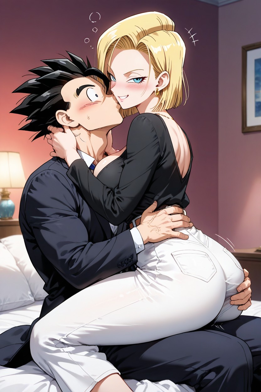 In An Intimate Position, Toned Body And Athletic, Medium Ass Hentai AI Porn
