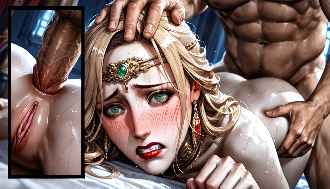 Gold Circlet, Close Up, Look At Viewer Hentai AI Porn