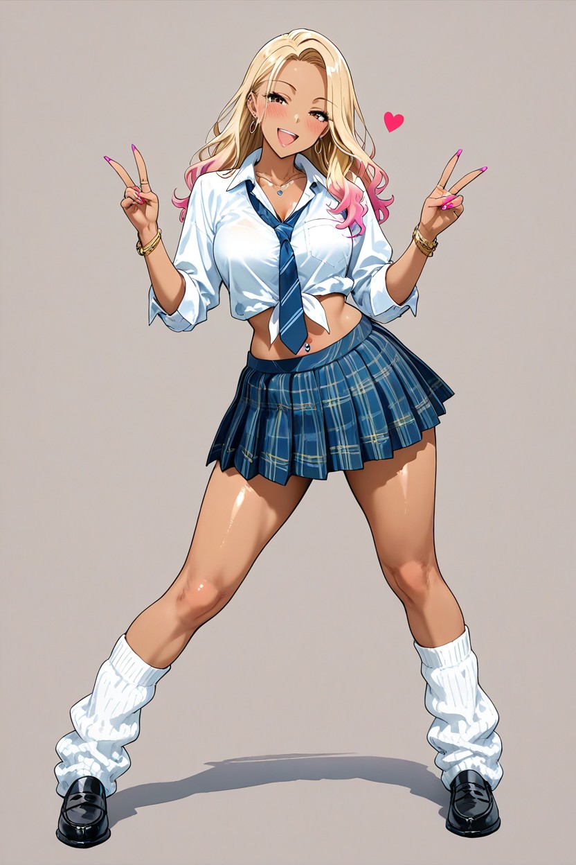 Brown Eyes, Solo, Happily Hentai AI Porn