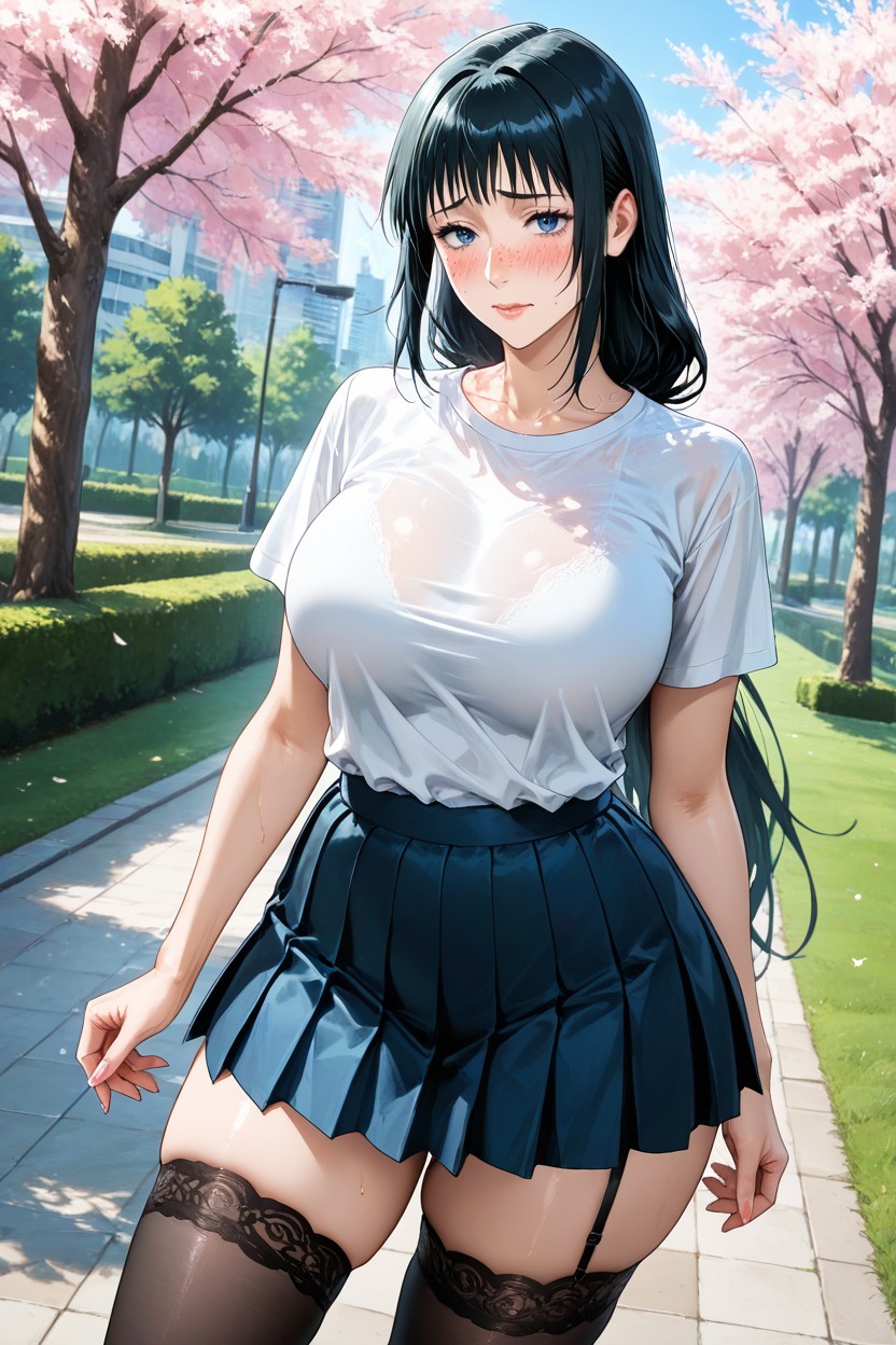 Extremely Beautiful Face, Beautiful, Round Face Hentai AI Porn