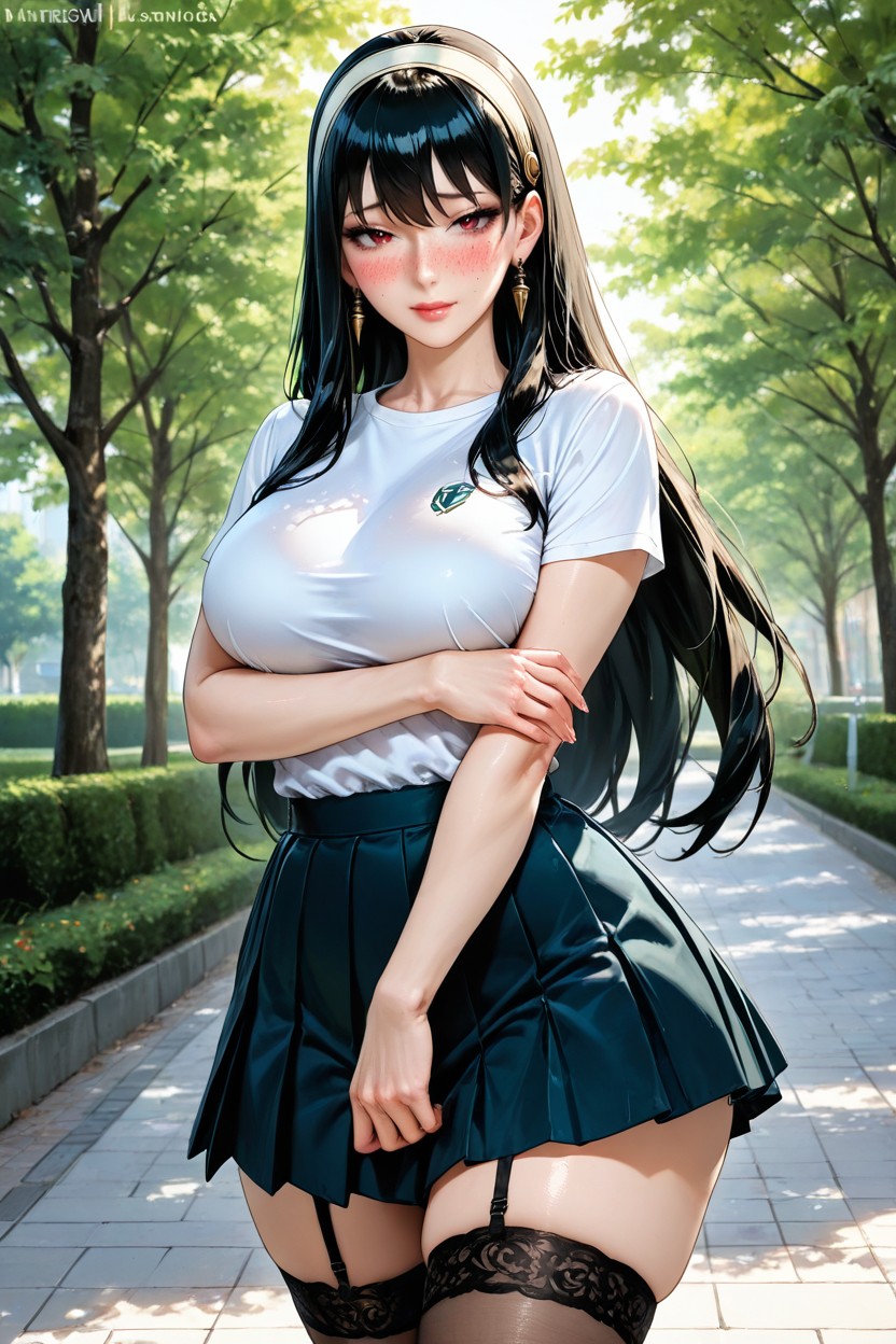 Pleated Skirt, Ultra Hd, Hyper Realistic Hentai AI Porn