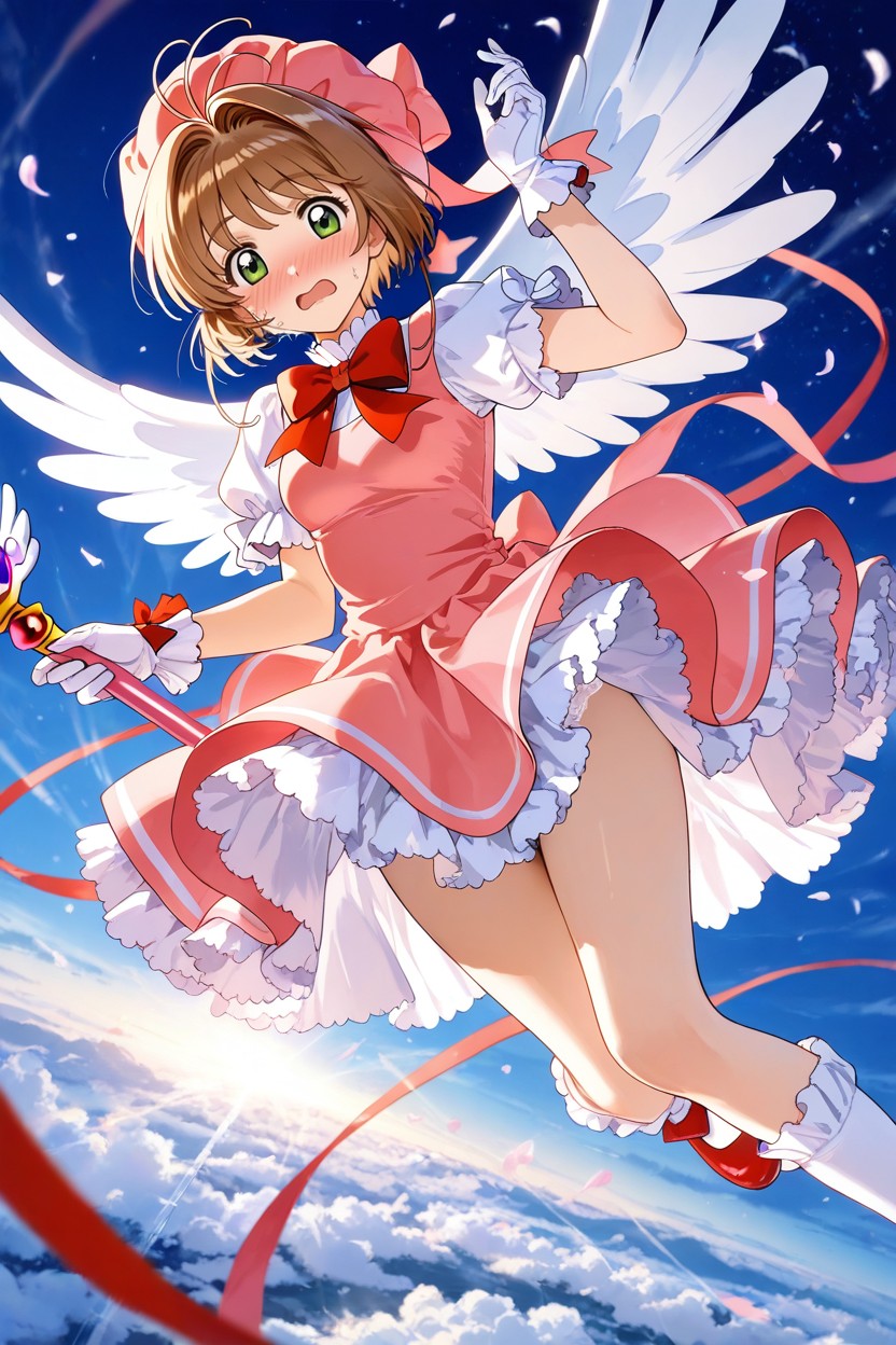 Detailed Body, Blushing, And Wings Hentai AI Porn