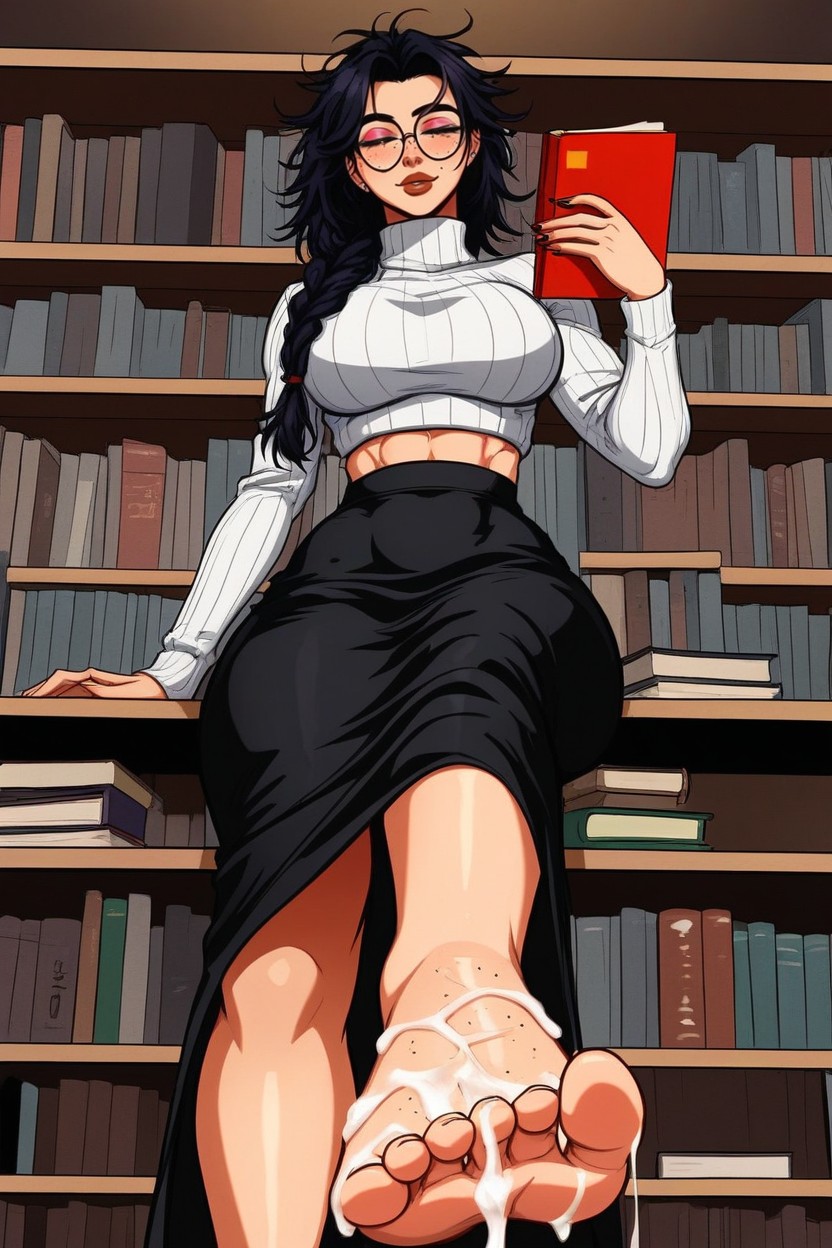 Cum On Penis, Bimbo, Library Hentai AI Porn