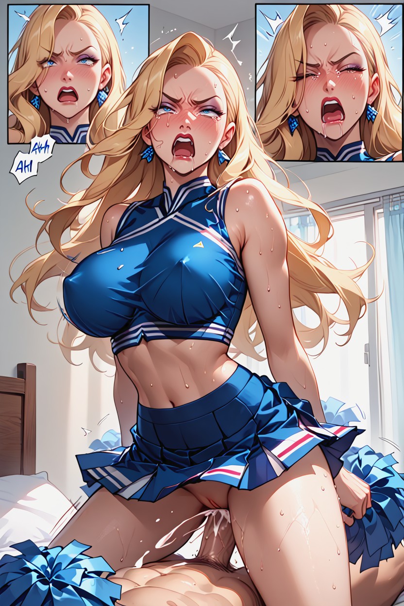 Big Cock, Groping Her From Behind, Hard Fuck Hentai AI Porn