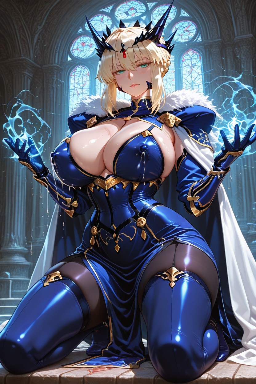 Grand Display Of Magic, Water-like Sheen, Full Body Hentai AI Porn