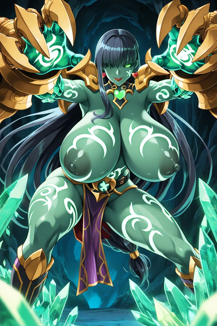 Specular, Model, Jade Hoop Earings Hentai AI Porn