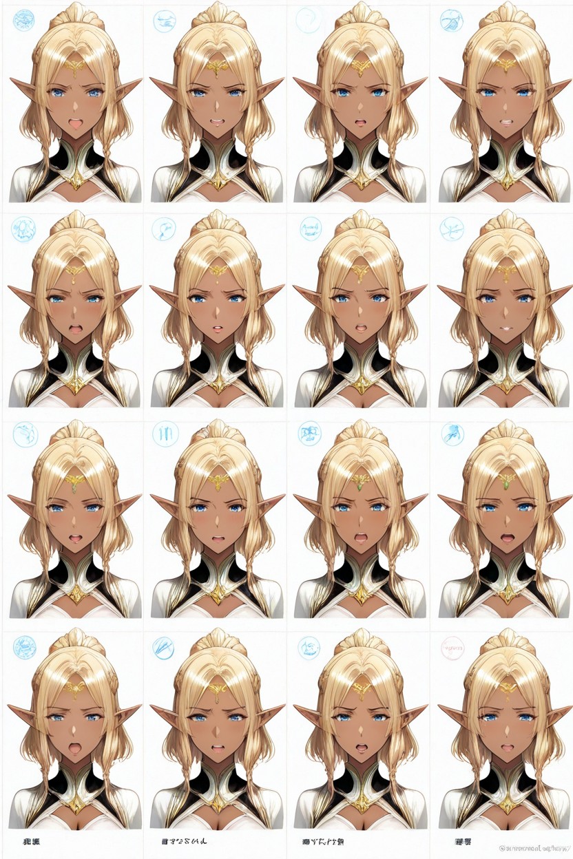 Furious, Back Braid, Large Emotional Range Hentai IA