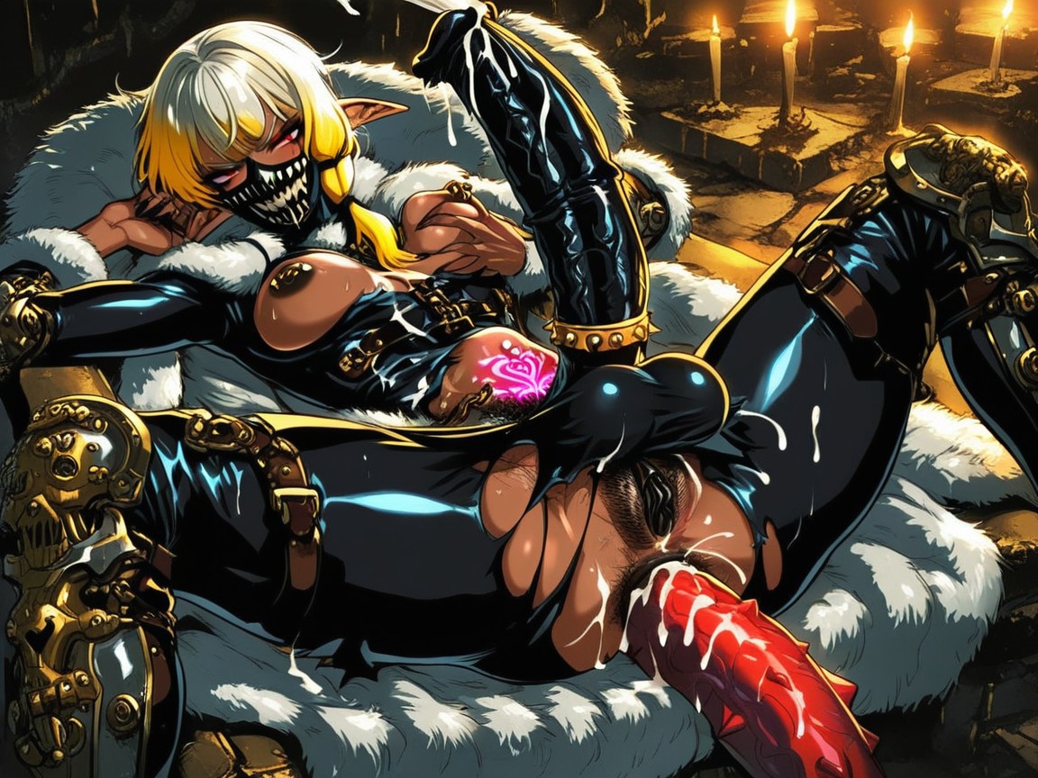 Stomach Hair, Enormous Testicles, Knot Hentai AI Porn