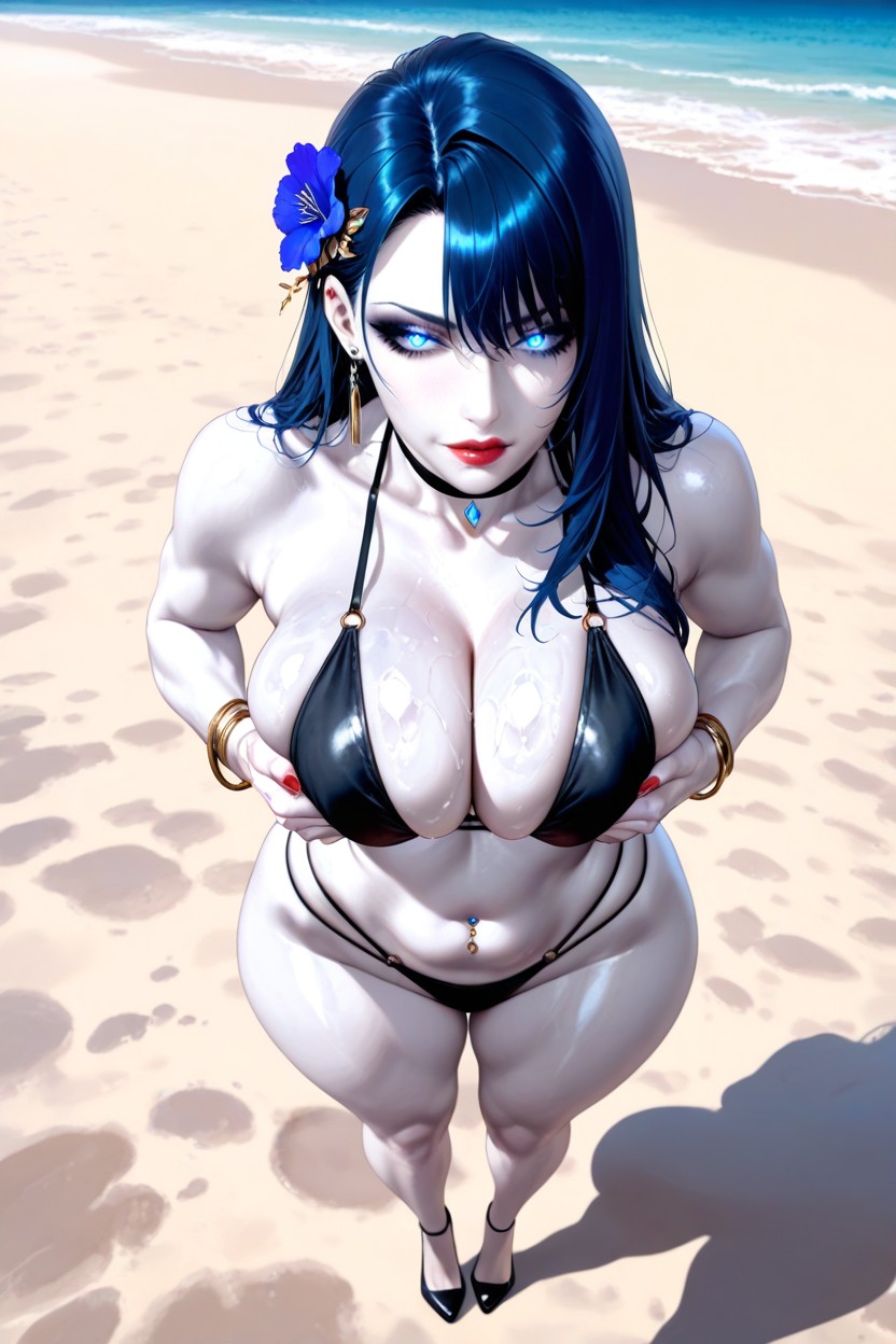 Collosal Breast, Kissing Lips, Bubbly Big Ass Hentai AI Porn