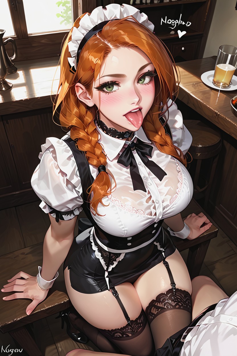 Black Lace Bra, Waist Shot, Nsfw Hentai AI Porn