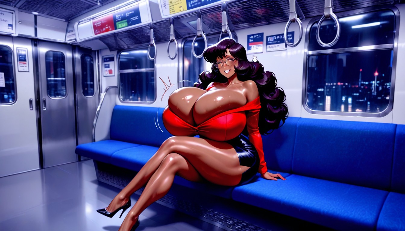 Black Hair, Medium Ass, Dark Brown Skin Hentai AI Porn