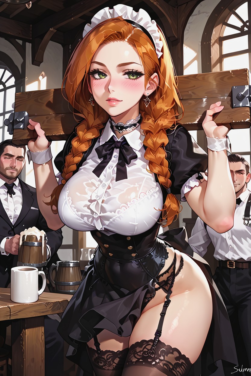 Braided, Pilloiry Pose, 25+ Hentai AI Porn