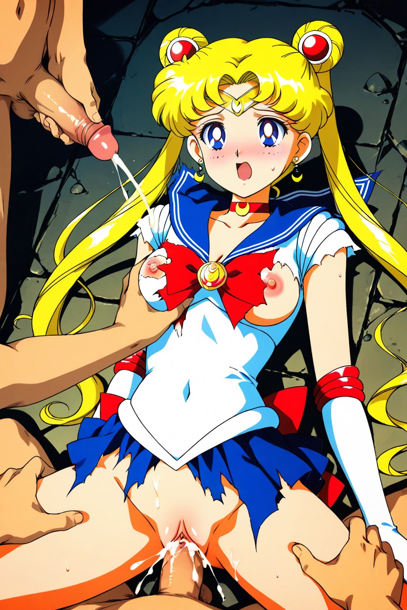 Nipple, Natural Composition, Torn Costume Hentai AI Porn