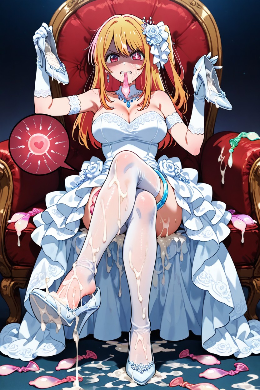 Glaring, Cum Everywhere, Cum On Face Hentai AI Porn