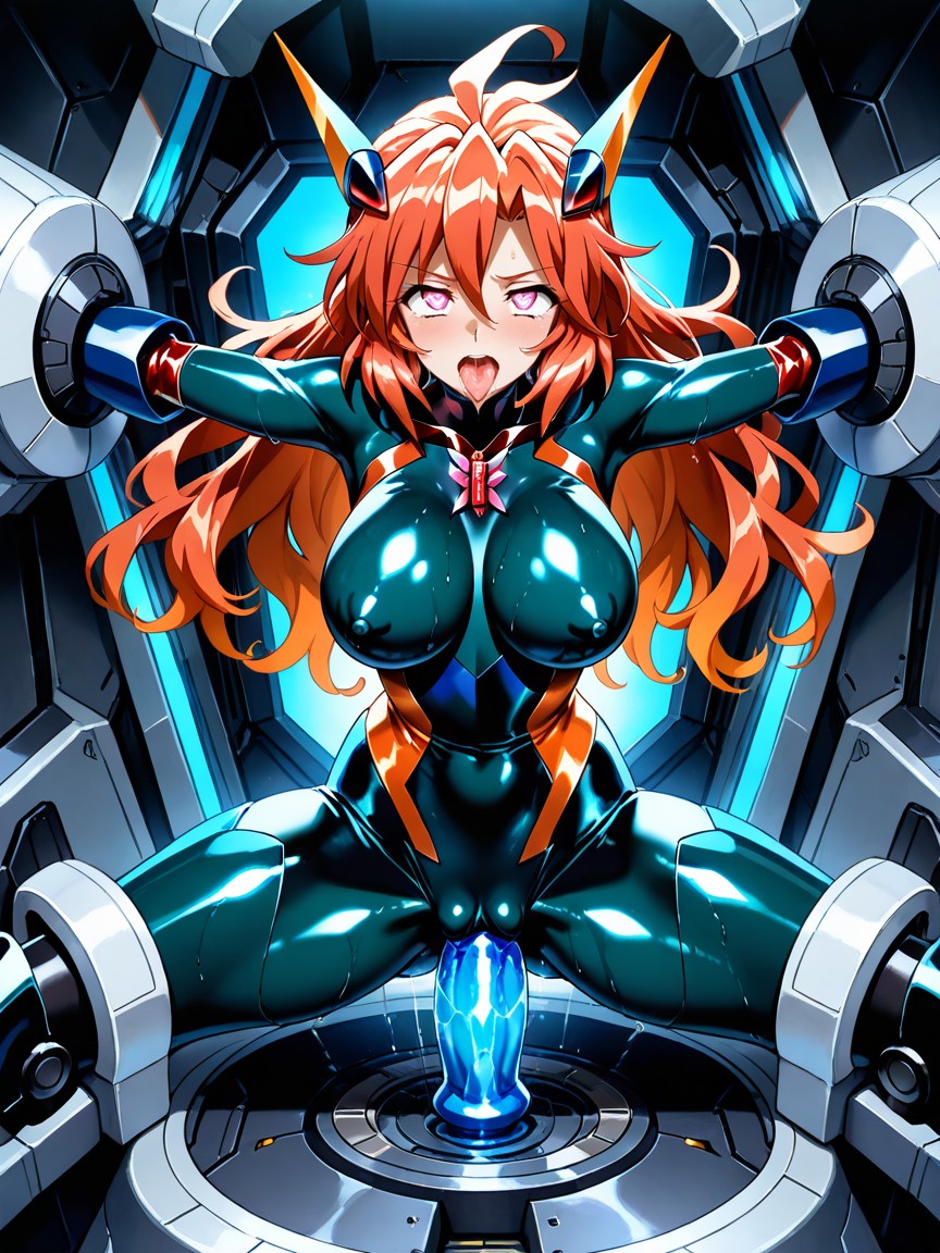 Kupaa Pose Through Clothing, Split, Heart-shaped Pupils In Eyes Hentai AI Porn