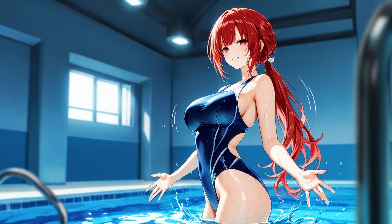 Red Eyes, Gravure Pose, Reincarnated Hentai IA