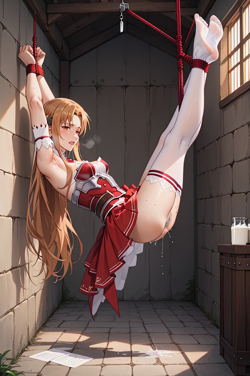 No Panties, Saliva, Bouncing Boobs Hentai AI Porn