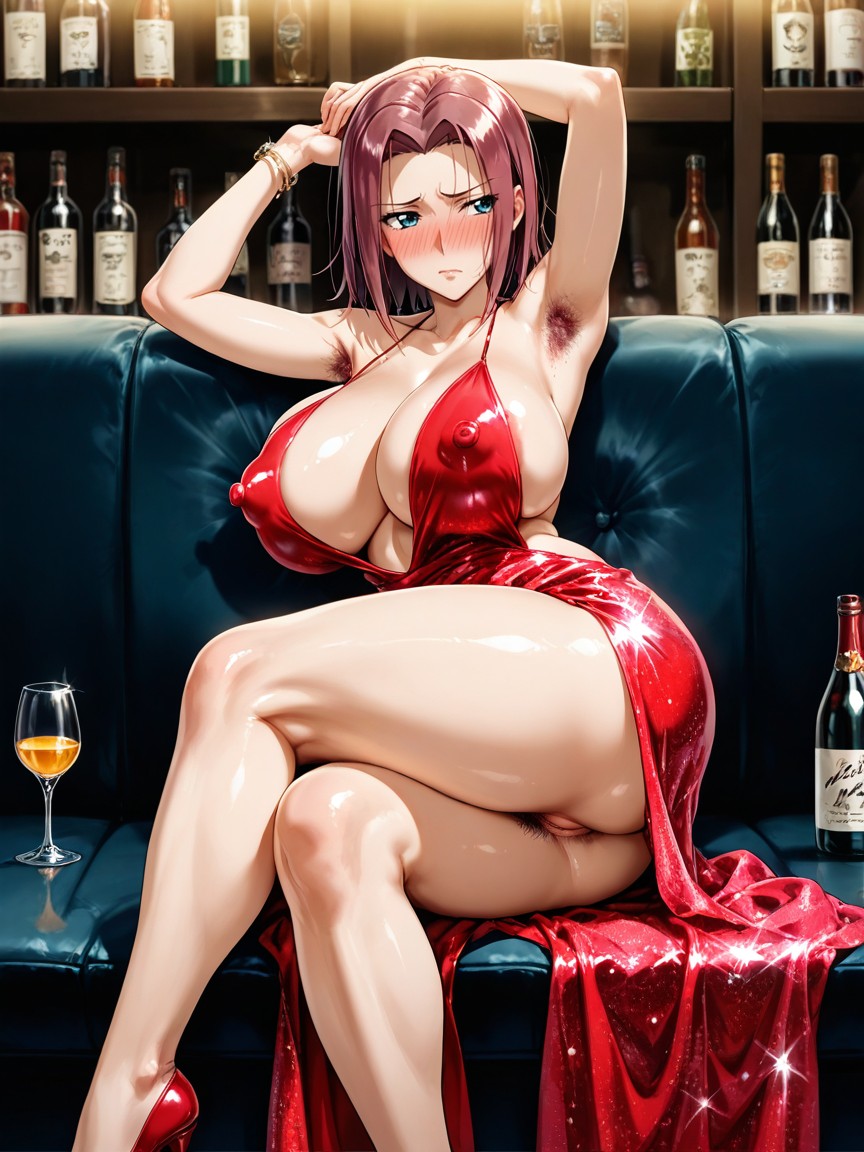 Massive Puffy Nipples, Accurated Body, 25+ Hentai AI Porn