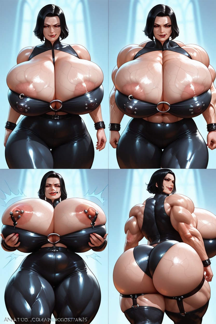 Gigantic Breasts, Huge Fat Ass, Ripped Clothing Hentai AI Porn