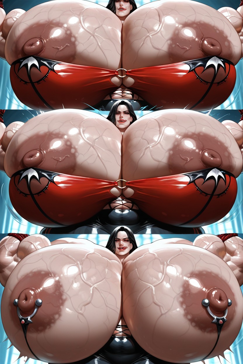 Muscle Expansion, Ultra Massive Breasts, Massive Breasts Hentai AI Porn