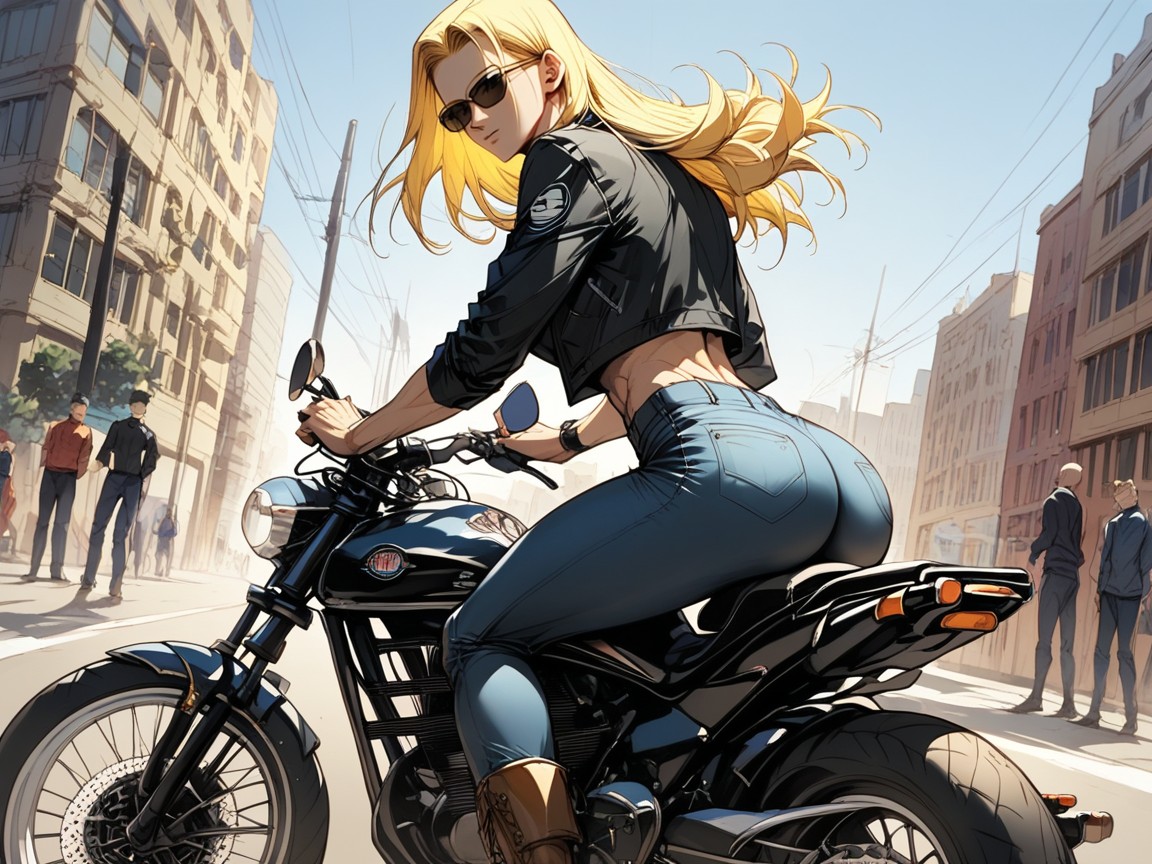 Sunny, Motorcycle, Fit Hentai AI Porn