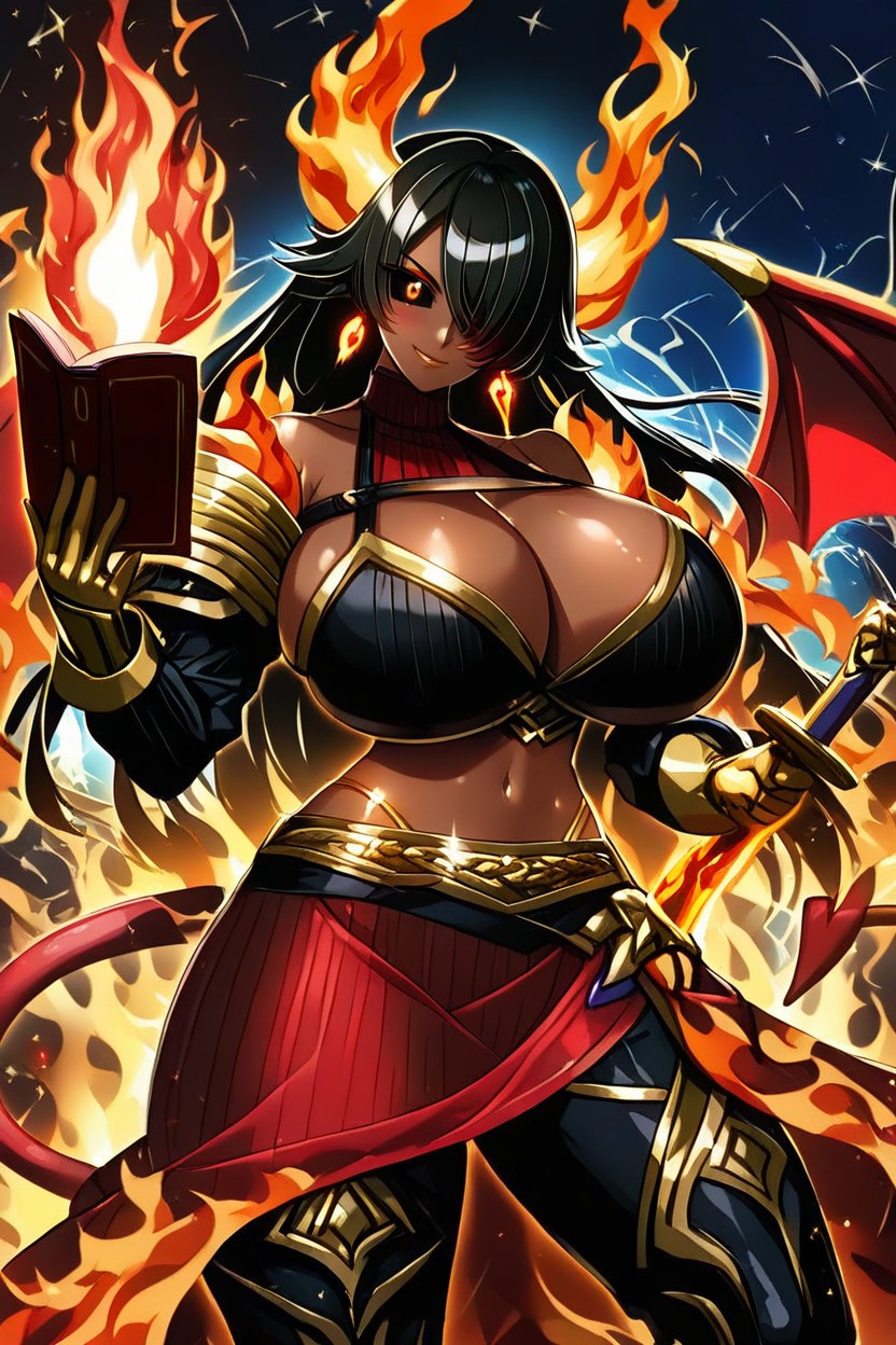 Wide Hips, Specular, Colossal Breasts Hentai AI Porn