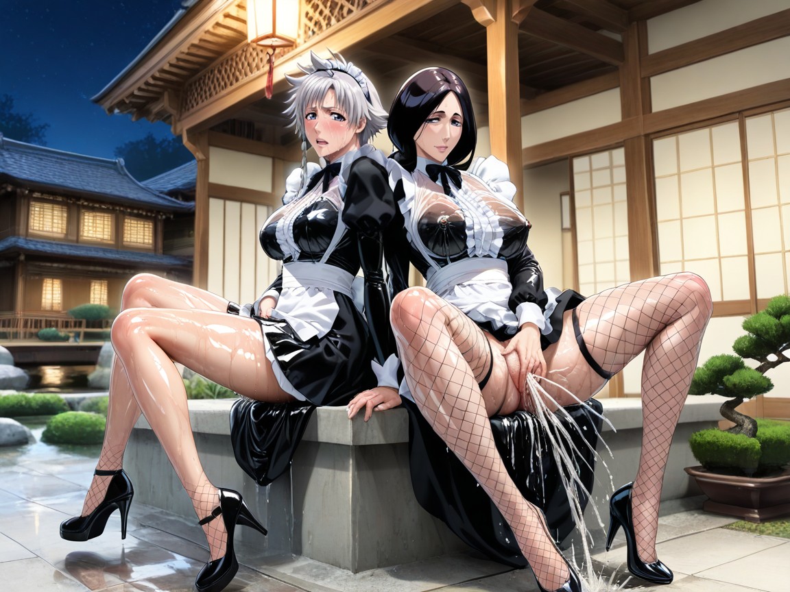 Uncensored, Rock Garden, Wet Clothes Hentai AI Porn
