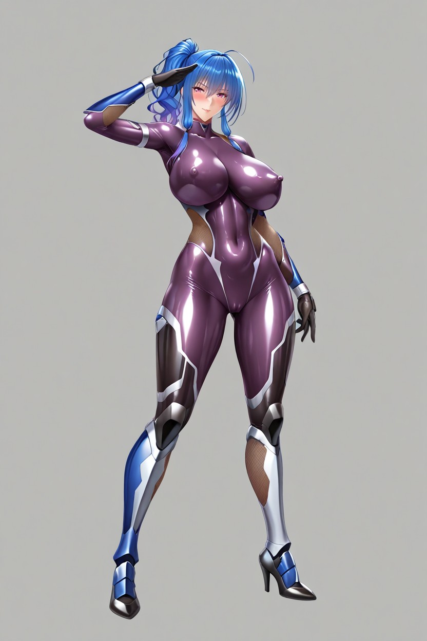 Full Body, Massive Breast, Visible Midriff Hentai AI Porn
