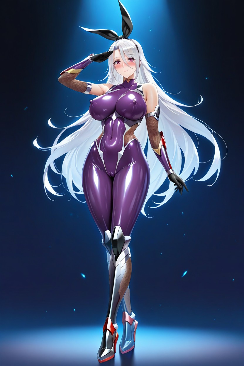 Shiny Skin, Blushing, Standing Hentai AI Porn