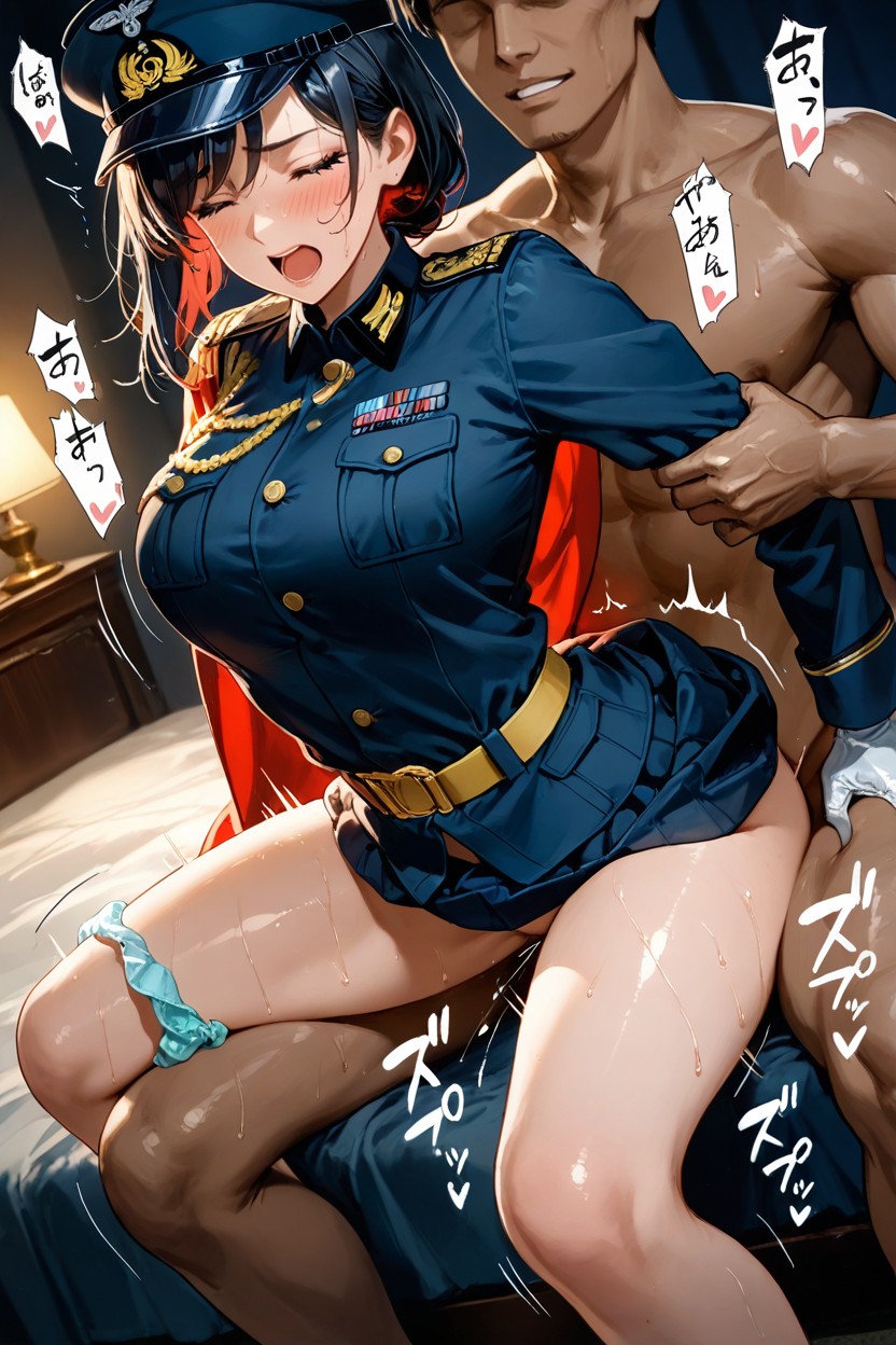 Sitting Down Legs Spread, Sweaty, Dutch Angle Hentai AI Porn