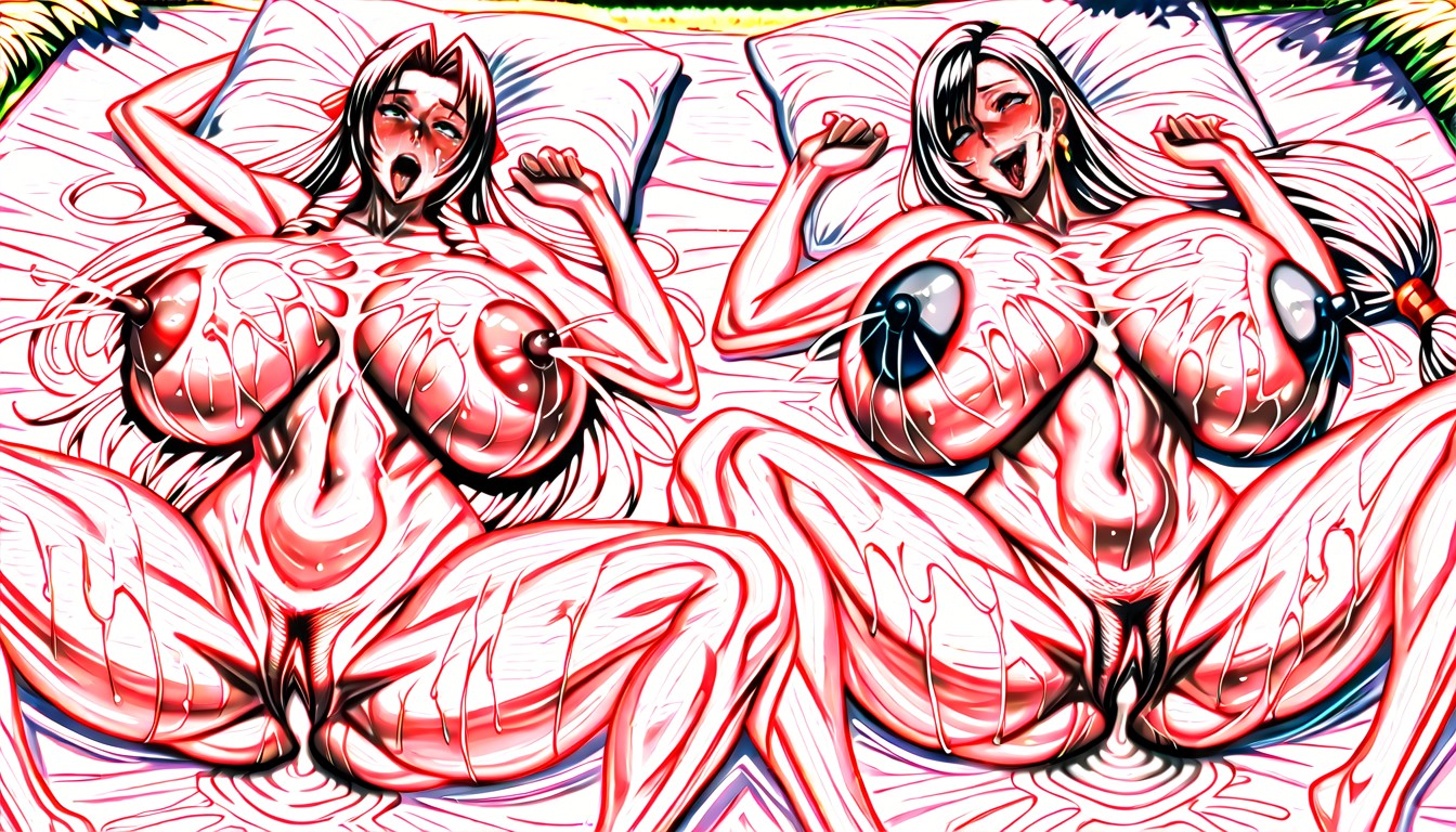 Super Detailed Pussy, Long Nipples, Pussy And Asshole Hentai AI Porn