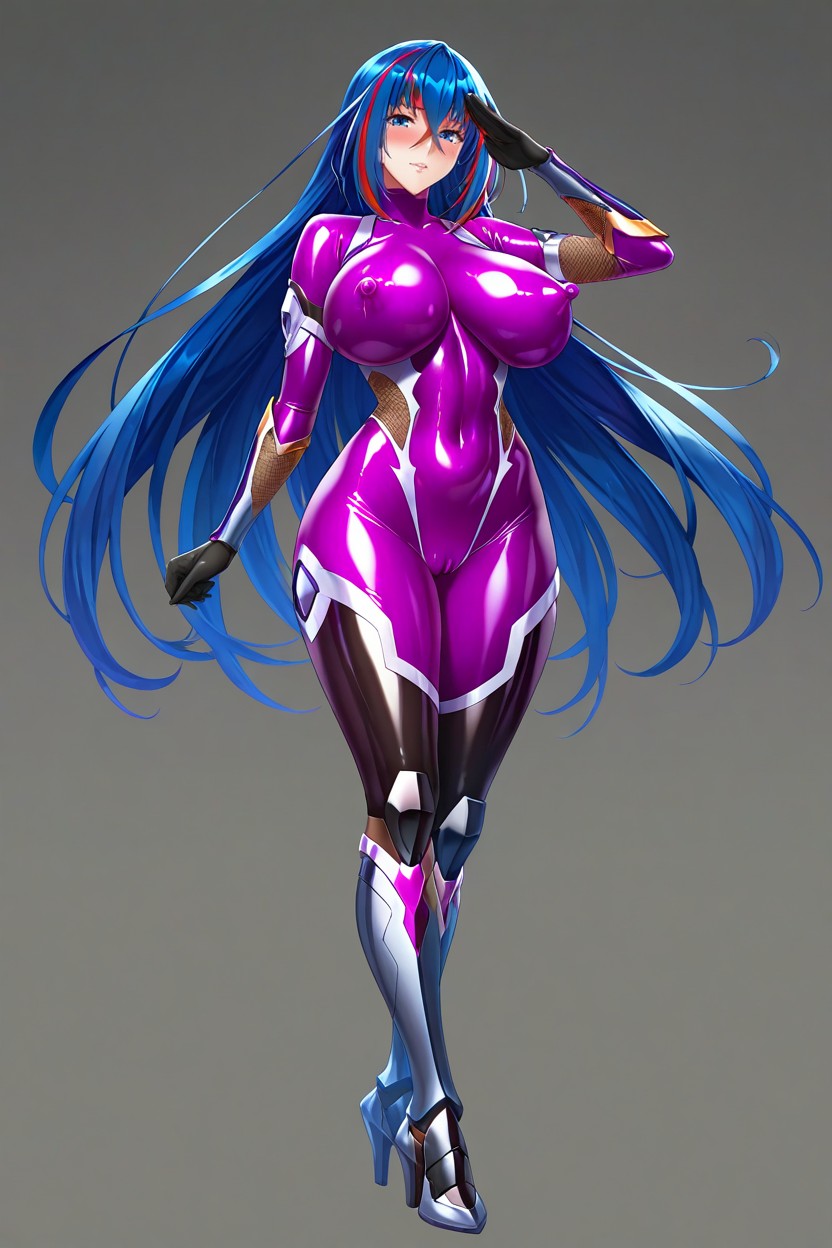 Our Eyes Meet, Long Hourglass Figure, Art Style Taimanin Porno IA Hentai