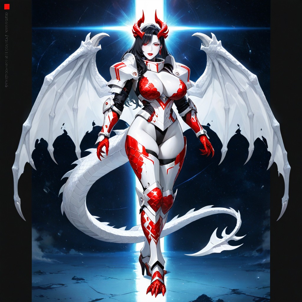 White Armor, 18+, Black Nails Hentai AI Porn