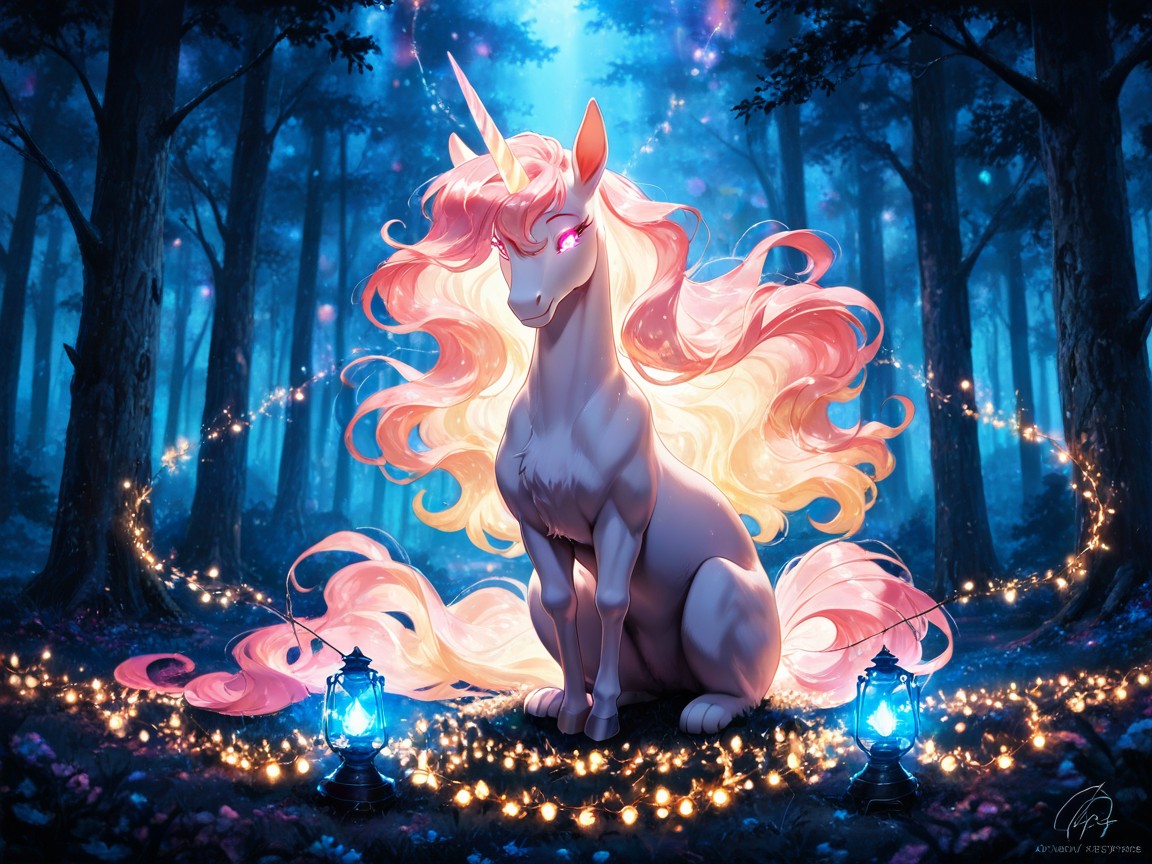 And The Atmosphere Is Joyful, Forest And Spirit-creatures Sit And Watch In Delight, Specular Hentai AI Porn