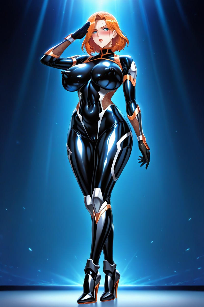Detailed Face, Long High Heels, Open The Eyes Hentai AI Porn