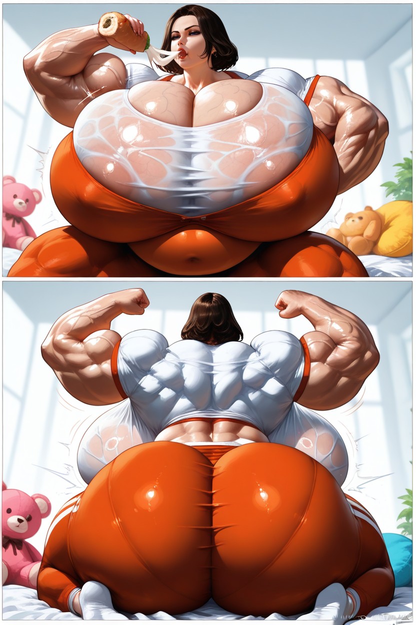 Ultra Thick, Muscle Expansion, Gluttony Hentai AI Porn