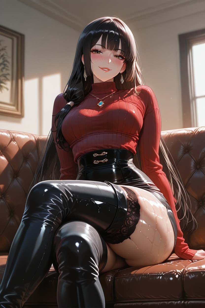 Ultra Detail, Seductive, Oiled Skin Hentai IA