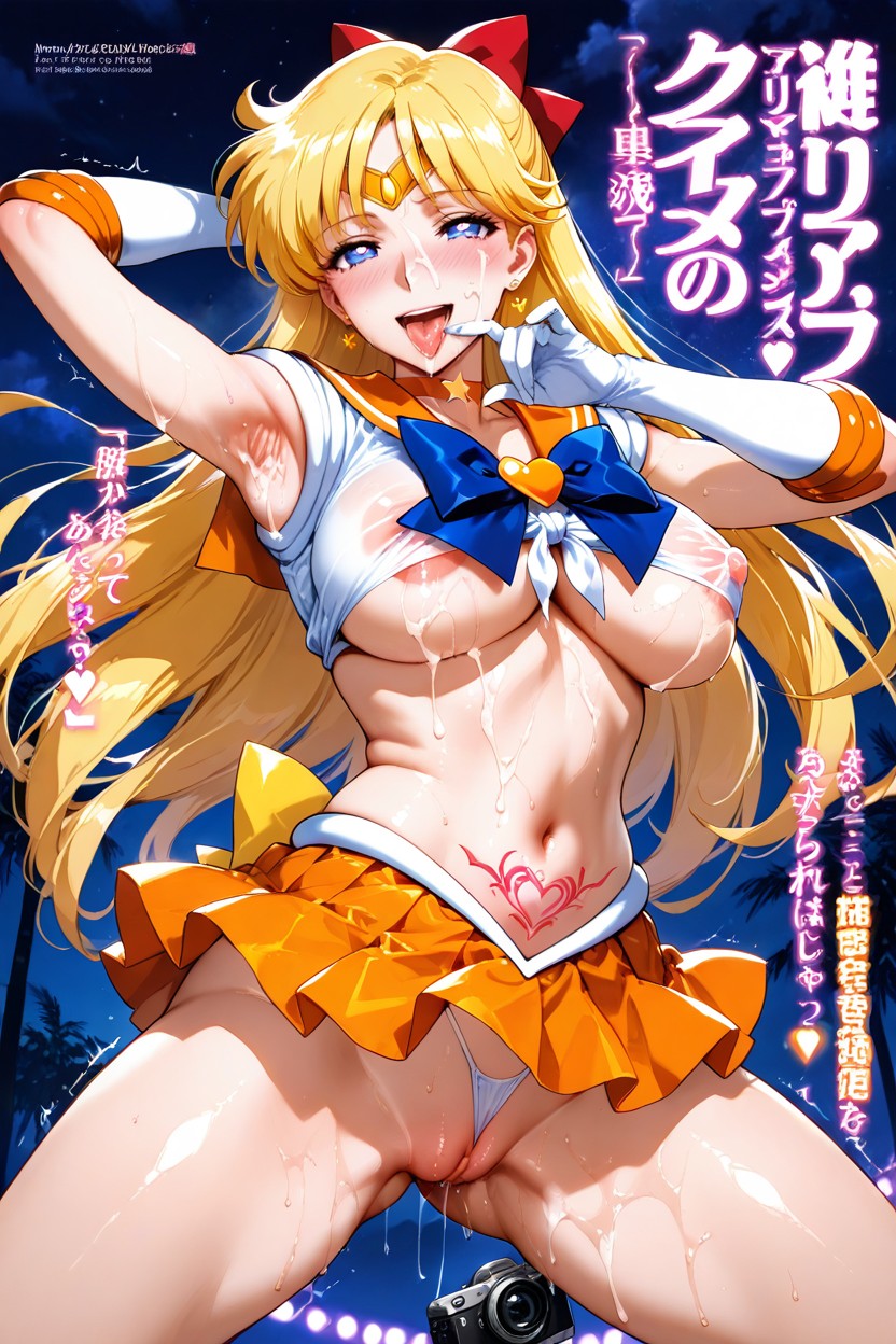 Pretty Face, Pleasure Face, Nipple Outline Porno IA Hentai