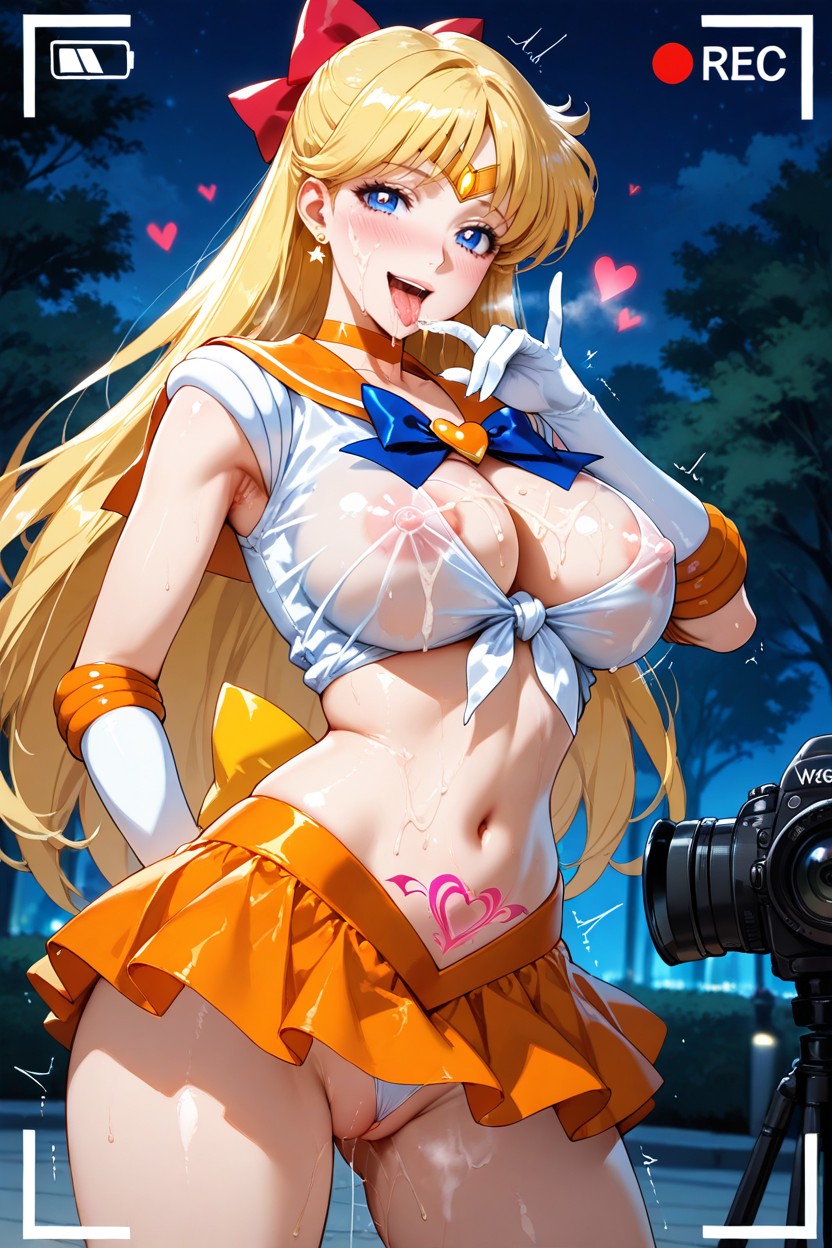 Blowjob Gesture, Medium Ass, Nsfw Hentai KI Porno