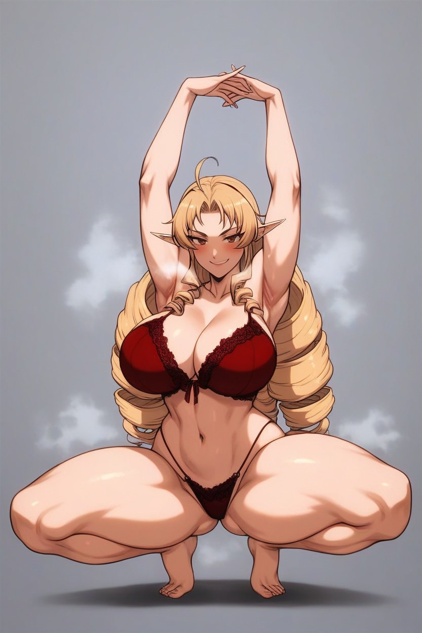 Hourglass Figure, Full Body, Proportional Anatomy Hentai IA