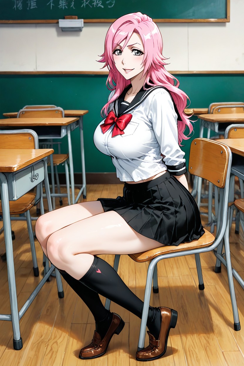 25+, Knee-high Socks, Eyes ヘンタイAIポルノ