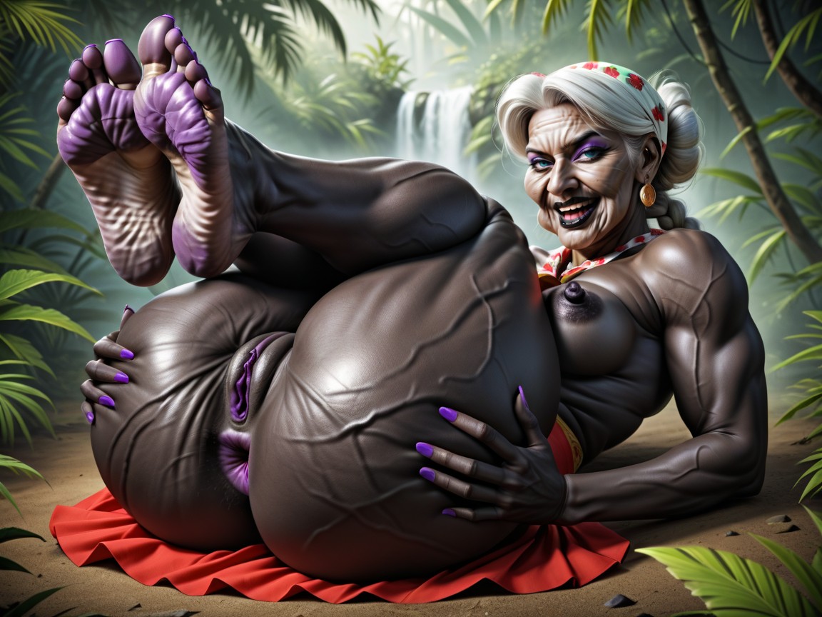 Bright Foot Soles, Tressé, Extreme Wrinkled Foot Soles Porno IA Hentai