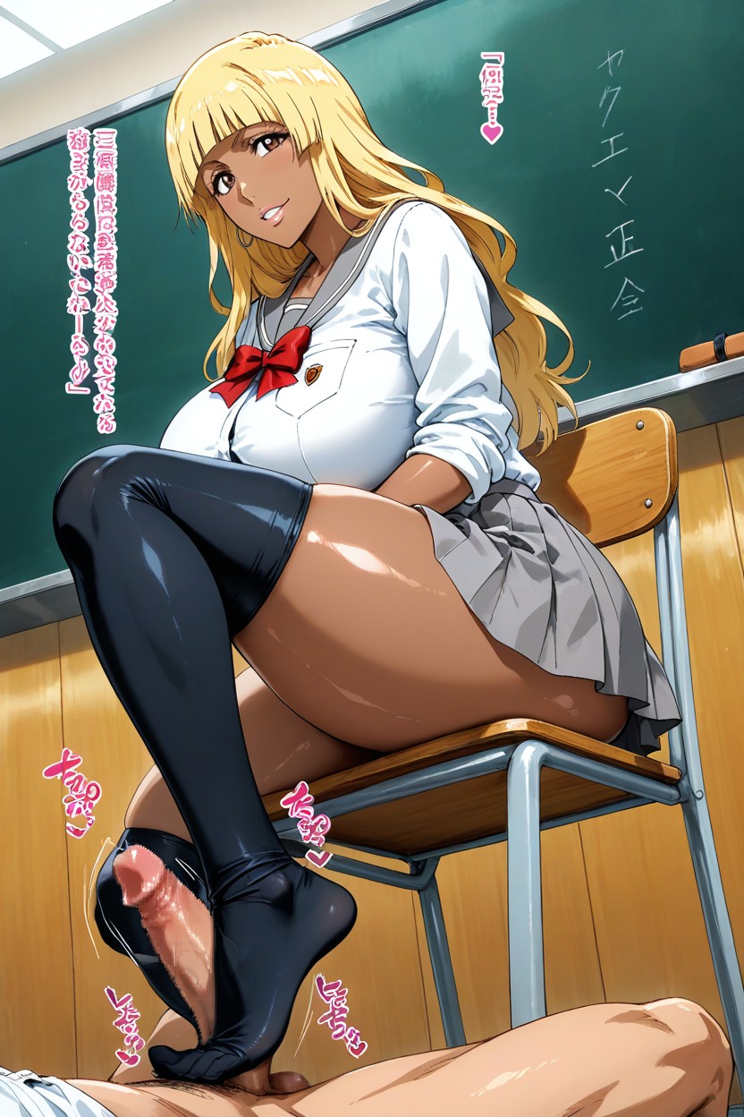 Round Eyes, Form Fitting Clothes, Brown Eyes Porno IA Hentai