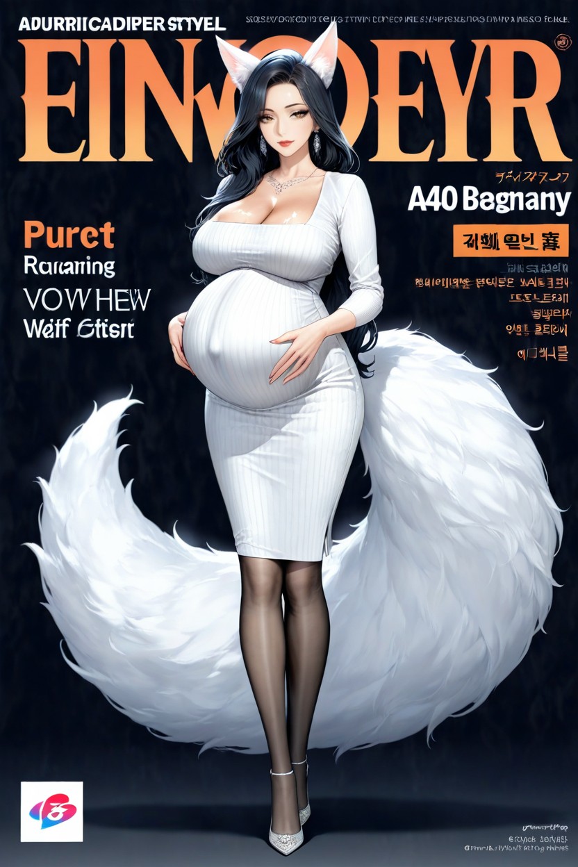 Mature Sexy, Extremely Beautiful, Fitted Dress 헨타이 AI 포르노