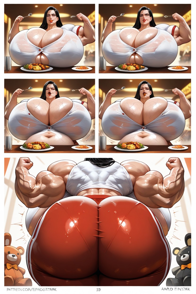 Growth Effects, Engorged Breasts, Massive Ass ヘンタイAIポルノ