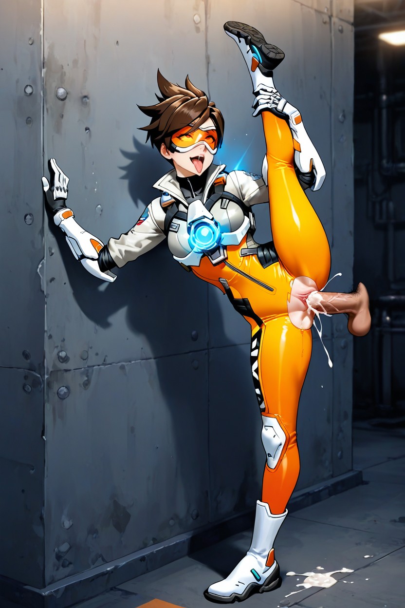 아헤가오, Athletic Look The Suit Features A High Collar, Cum In Pussy 헨타이 AI 야짤