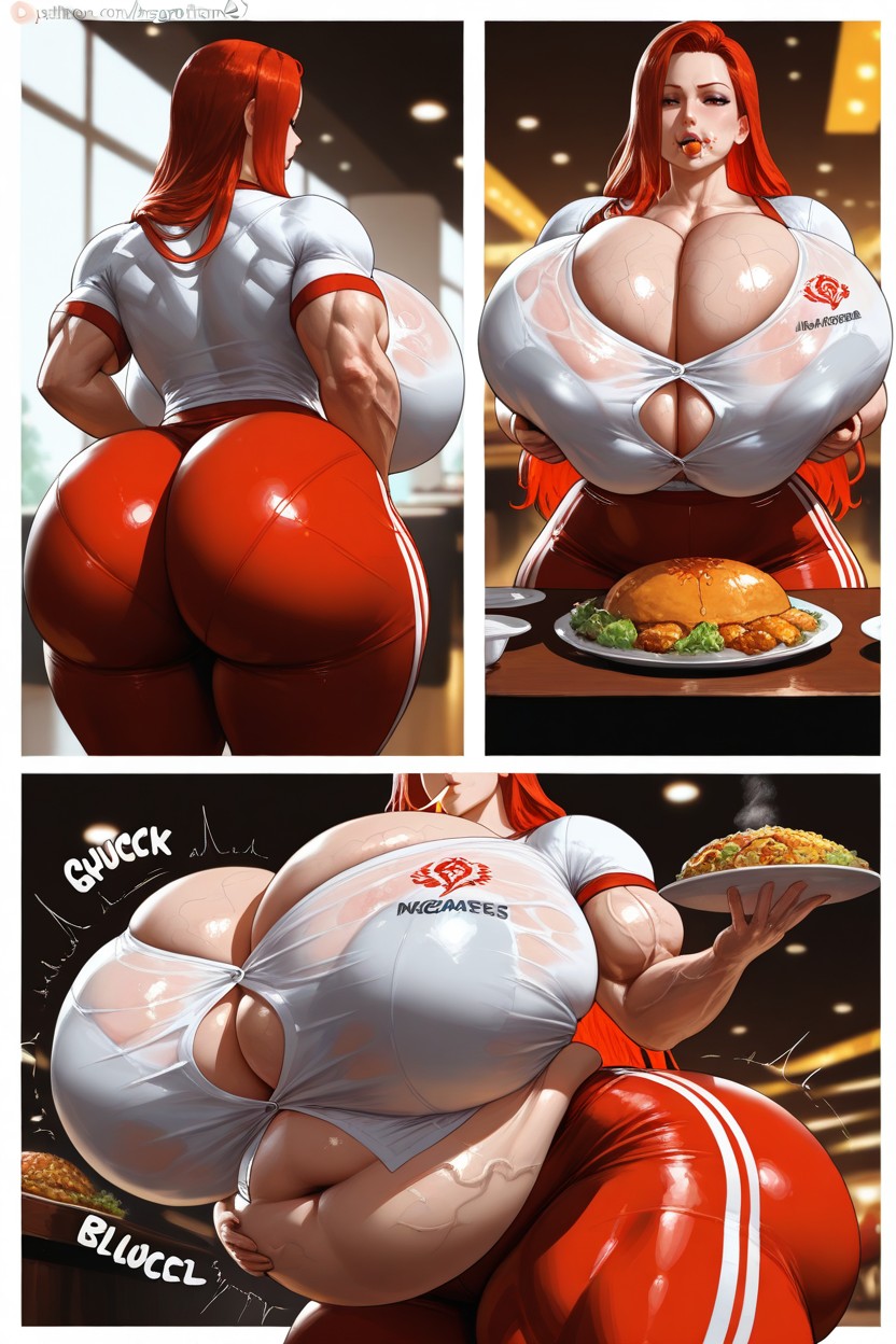Gigantic Breasts, Huge Muscles, Massive Breasts Porno IA Hentai