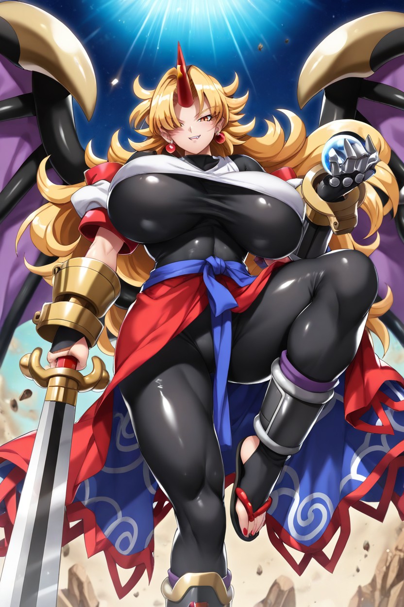 Colossal Gauntlets, モデル, Red Sarong ヘンタイAIポルノ