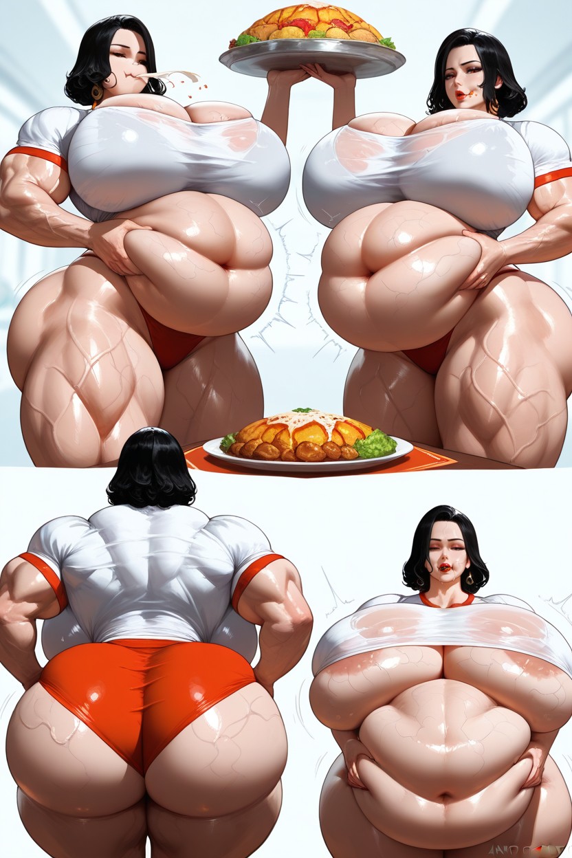 Thong, Breast Expansion, Massive Thighs AI黃漫